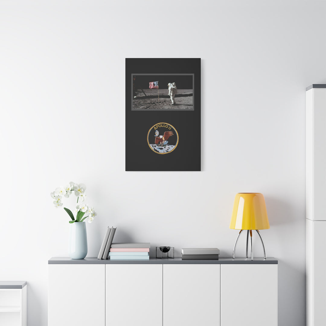 Apollo 11 Moon Landing– Aviation Canvas Wall Art | Pilot & Airport Artwork