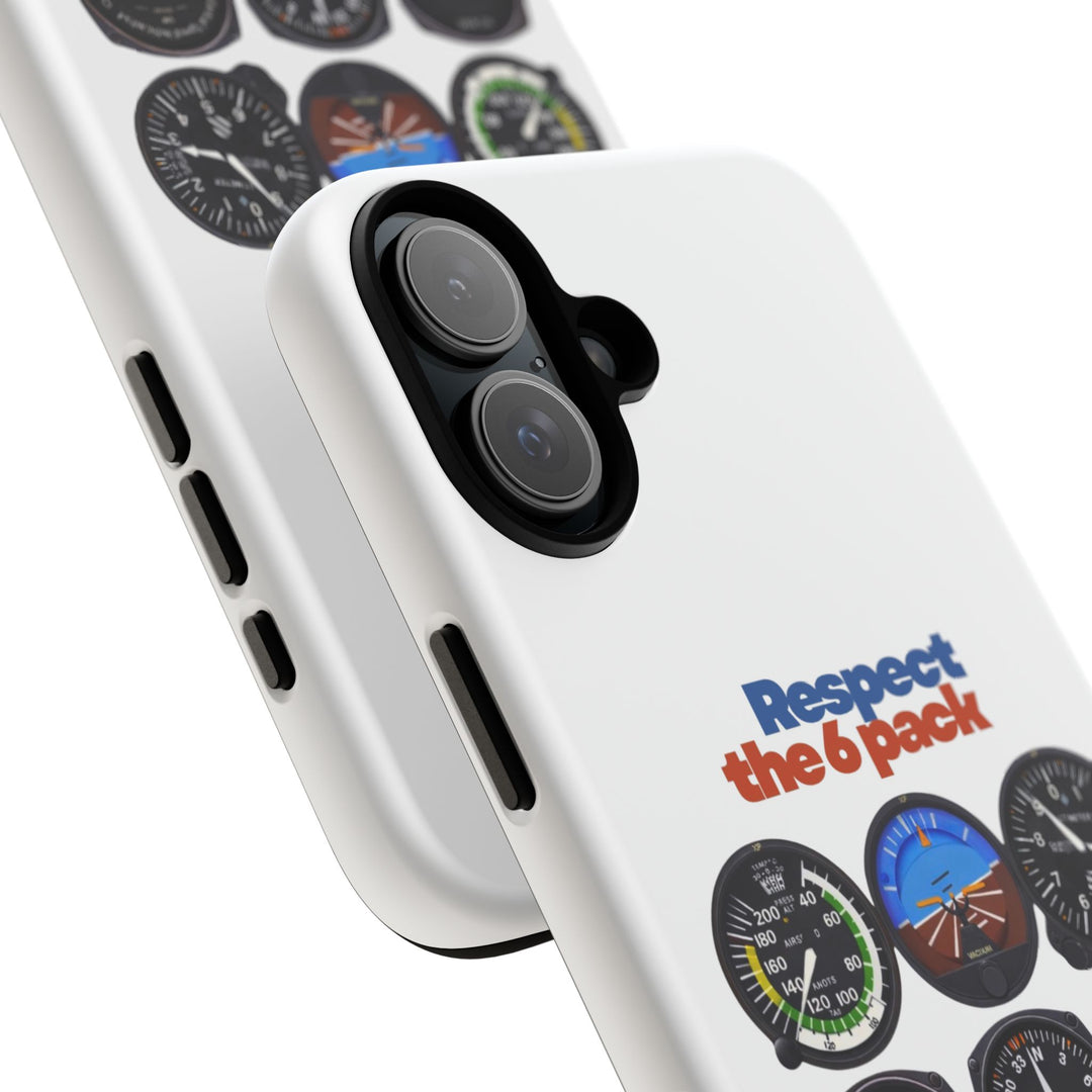 Respect Aviation Phone Case — Pilot Instrument Panel Design