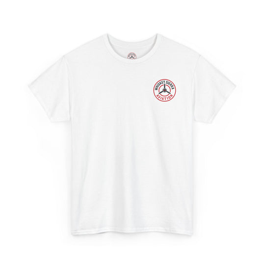Red Over White, You’re All Right Aviation Graphic T-Shirt