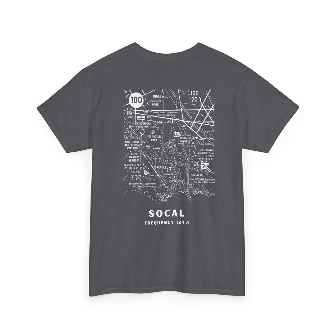 SoCal Airspace Aviation Graphic T-Shirt – Sectional Map