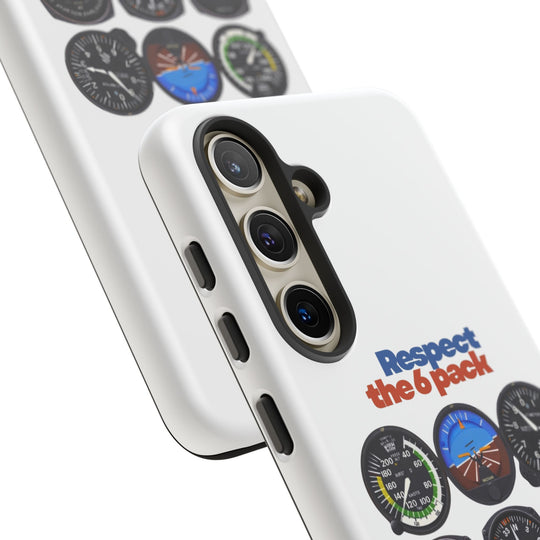 Respect Aviation Phone Case — Pilot Instrument Panel Design