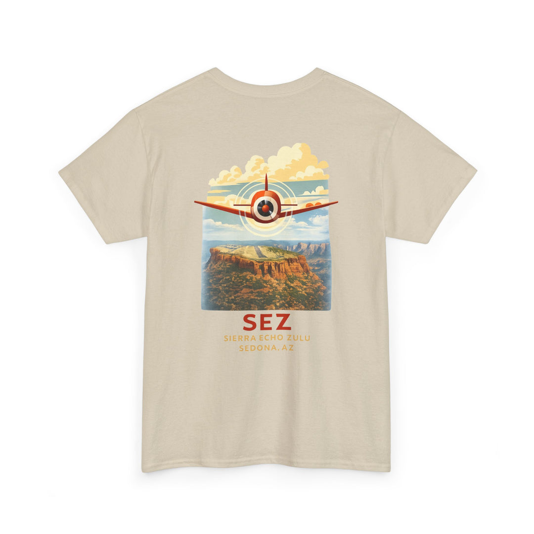 Sedona SEZ Vintage Aviation Graphic T-Shirt