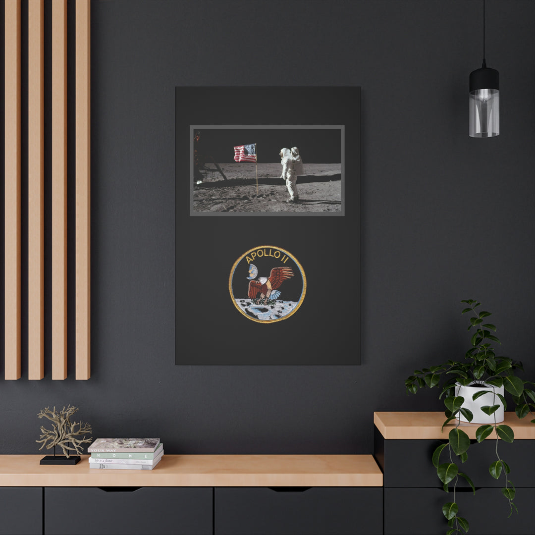 Apollo 11 Moon Landing– Aviation Canvas Wall Art | Pilot & Airport Artwork