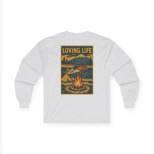 Loving Life Camping Aviation Long Sleeve T-Shirt