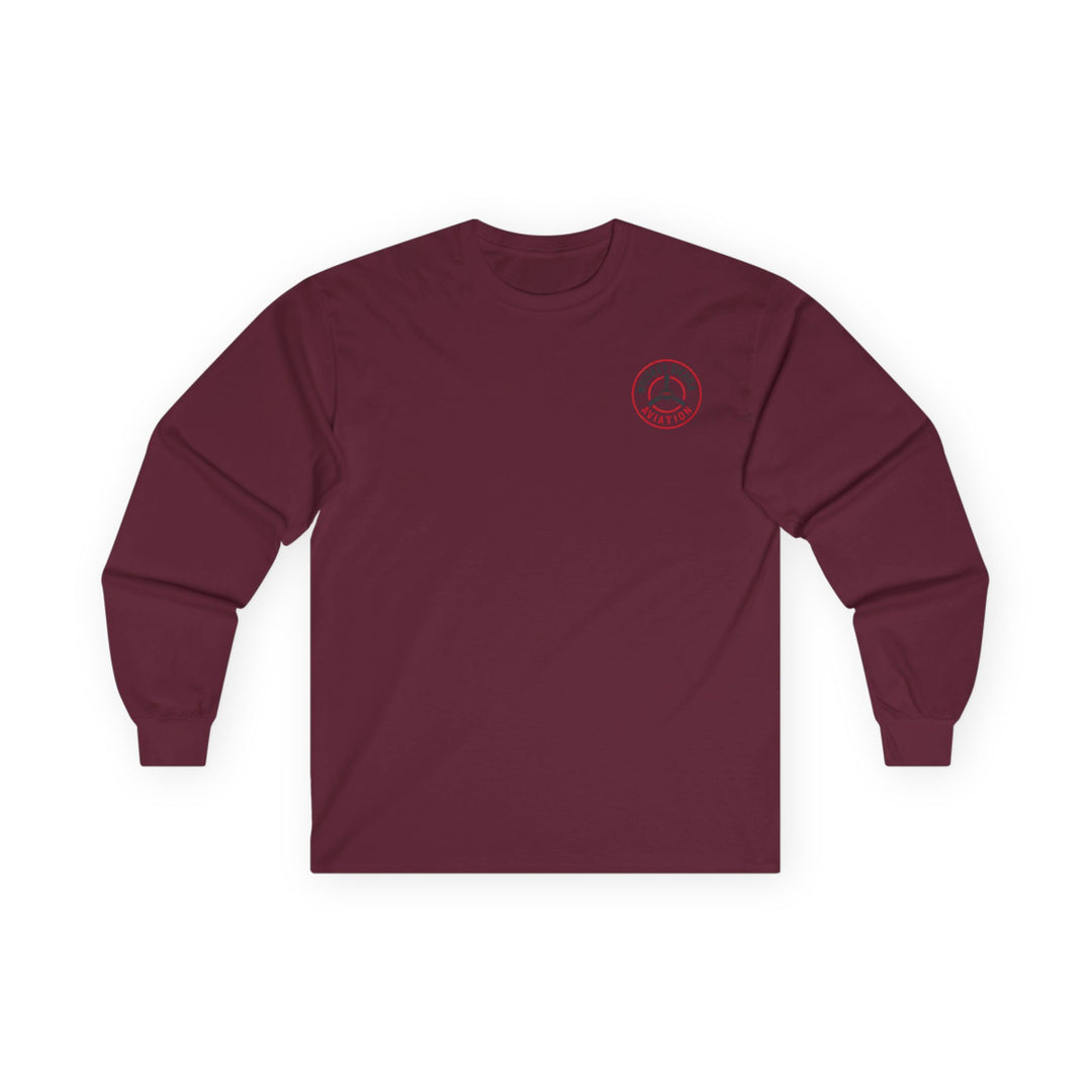 Pilot Wings Aviation Long Sleeve T-Shirt
