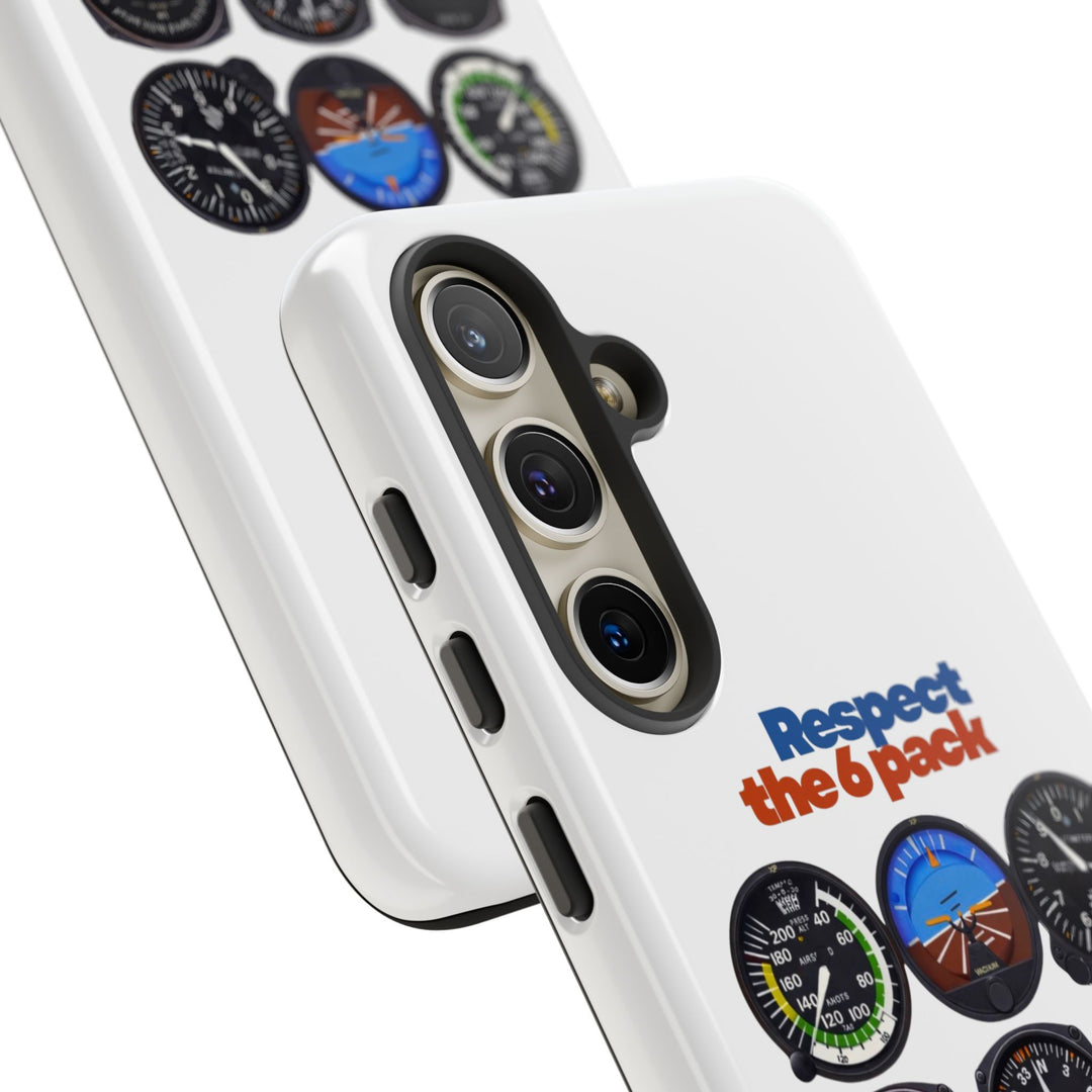 Respect Aviation Phone Case — Pilot Instrument Panel Design