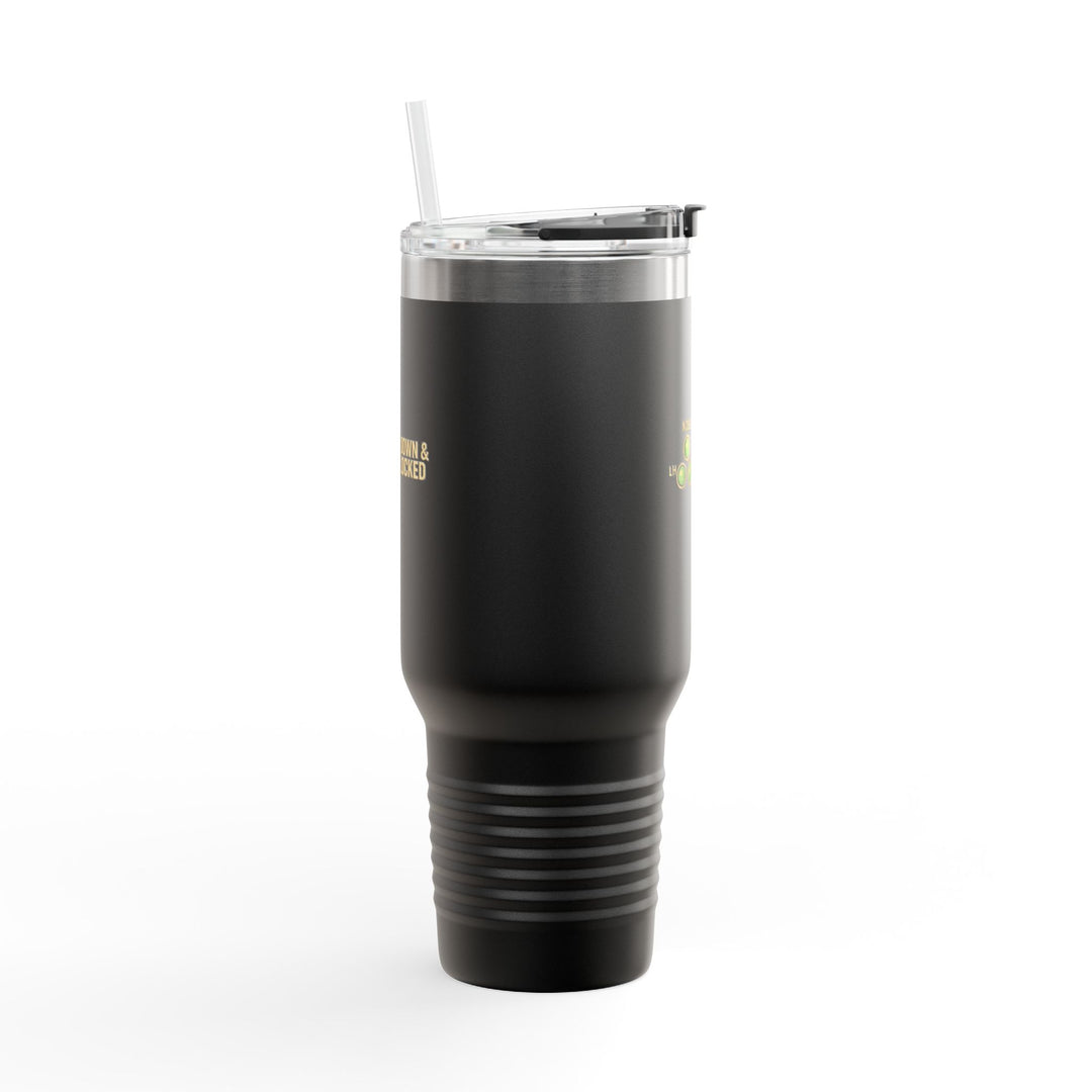 Down & Locked – 40oz Stainless Steel Aviation Tumbler