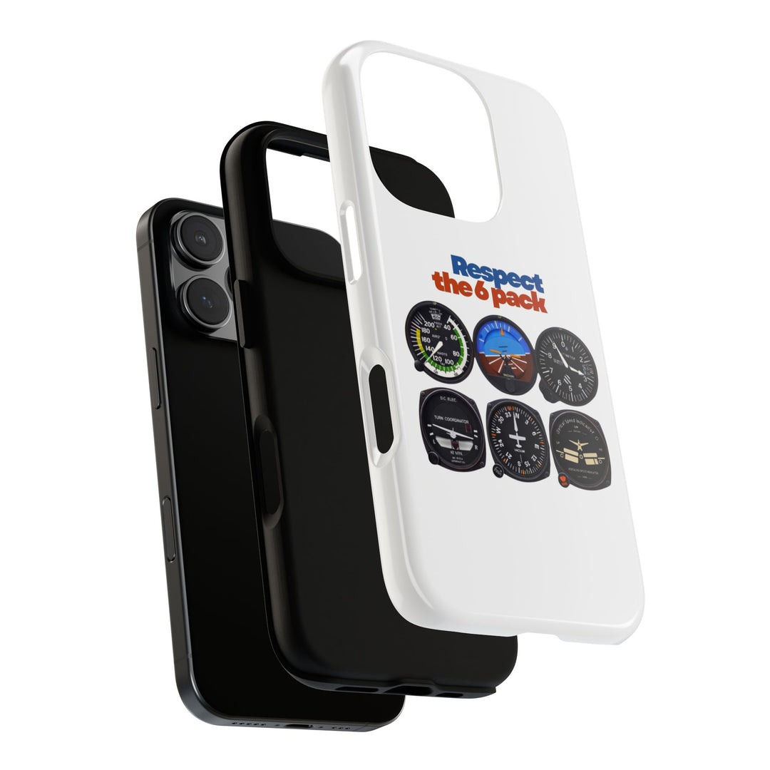 Respect Aviation Phone Case — Pilot Instrument Panel Design