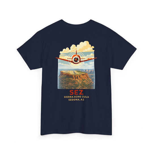Sedona SEZ Vintage Aviation Graphic T-Shirt