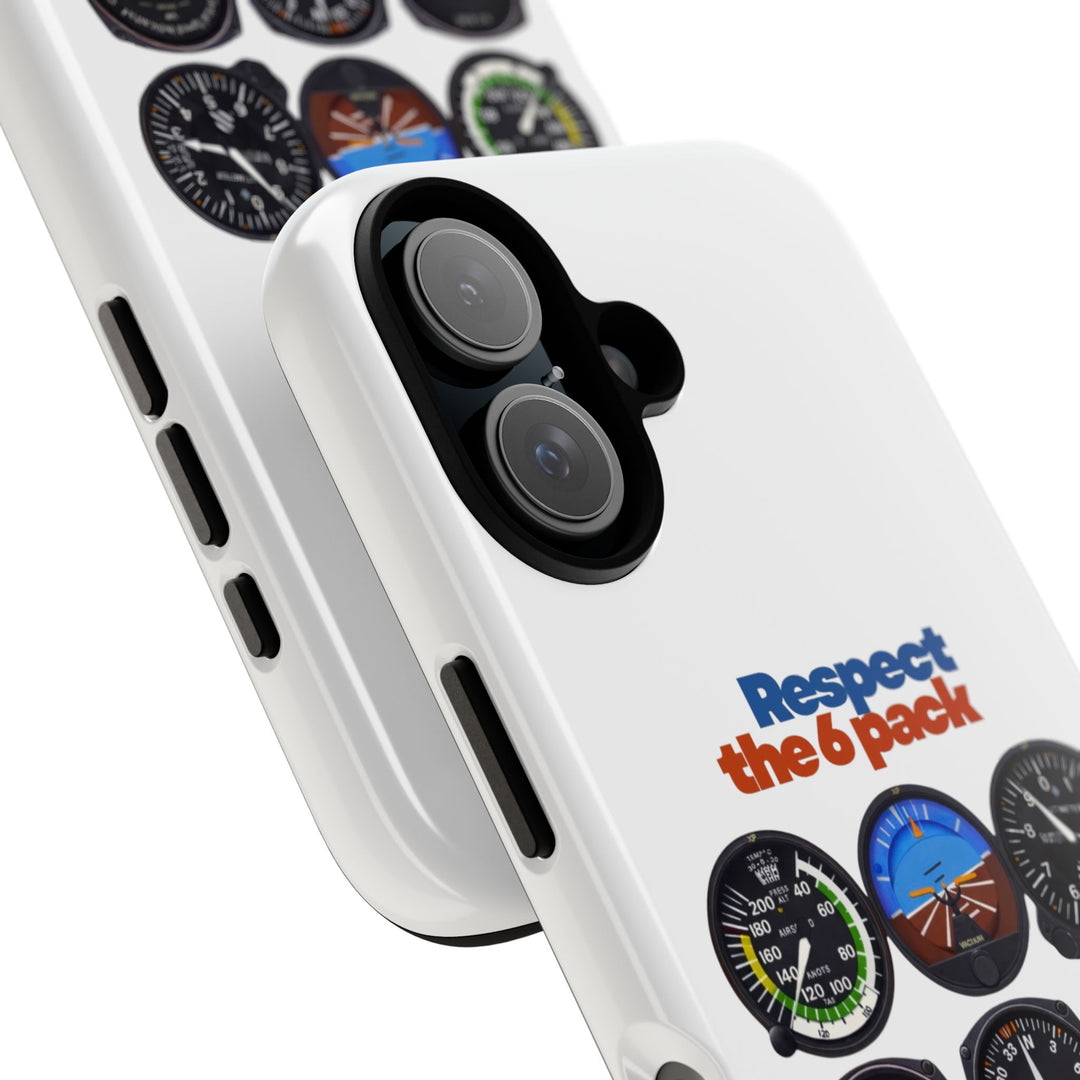 Respect Aviation Phone Case — Pilot Instrument Panel Design