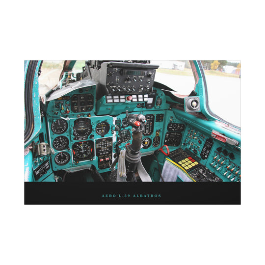 Aero L-39 Albatros Cockpit– Aviation Canvas Wall Art | Pilot & Airport Artwork