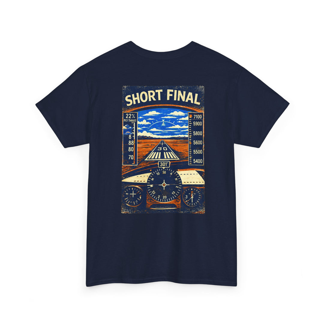 Short Final Aviation Graphic T-Shirt