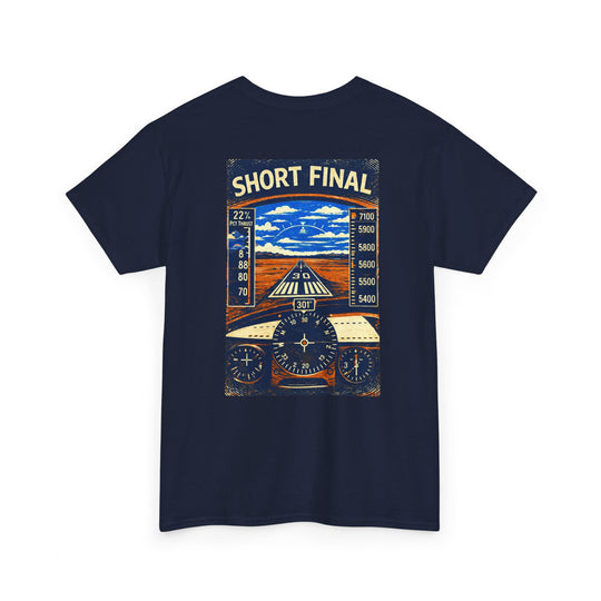 Short Final Aviation Graphic T-Shirt
