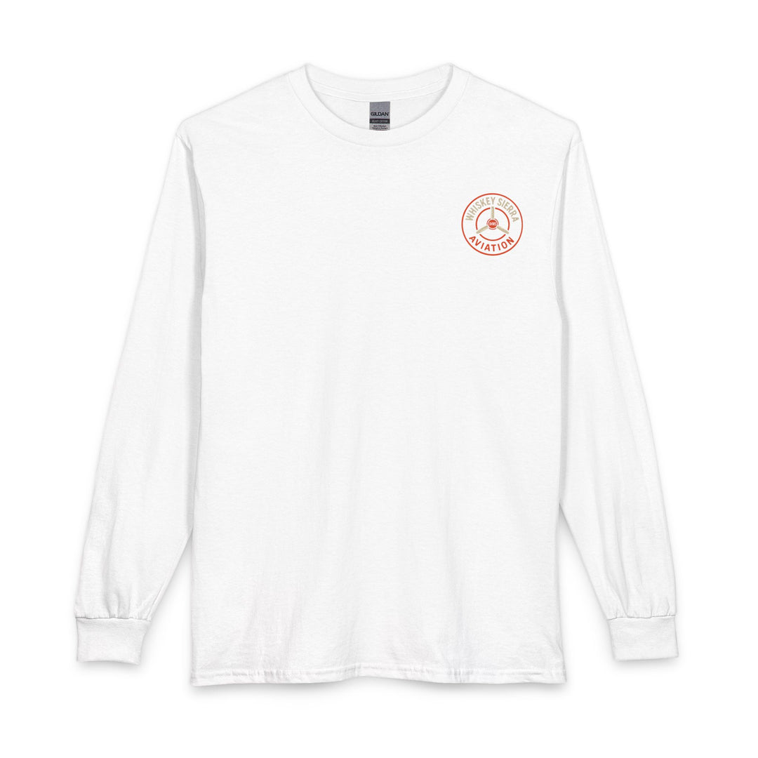 FLY Phonetic Alphabet Long Sleeve Tee — Minimal Aviation Crew Shirt