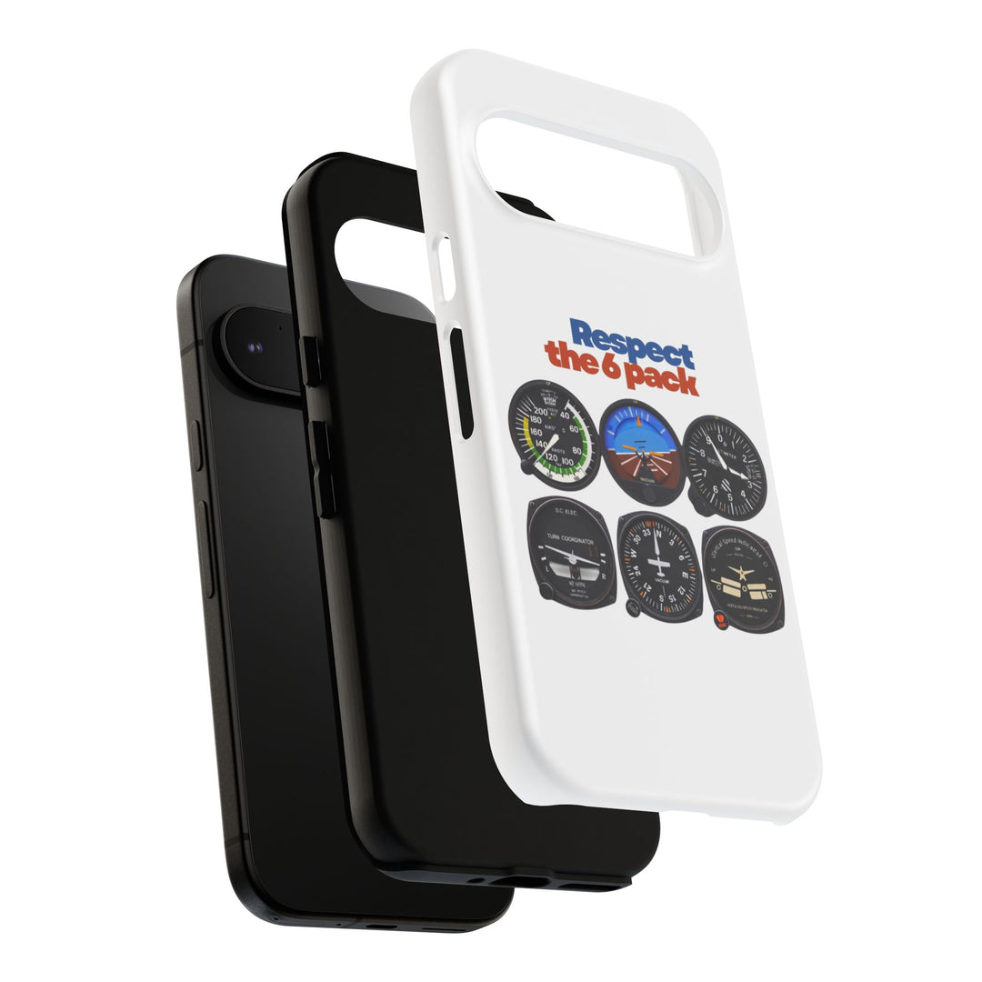 Respect Aviation Phone Case — Pilot Instrument Panel Design