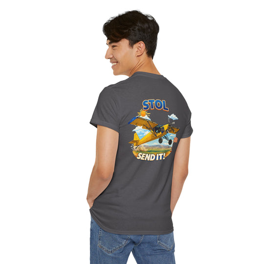 STOL Send It Aviation Graphic T-Shirt – Bush Pilot Airplane Shirt