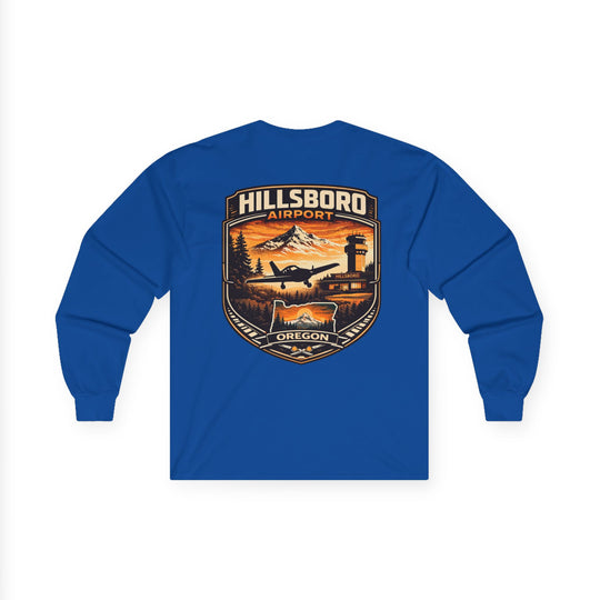 Hillsboro Airport Aviation Long Sleeve T-Shirt – Oregon