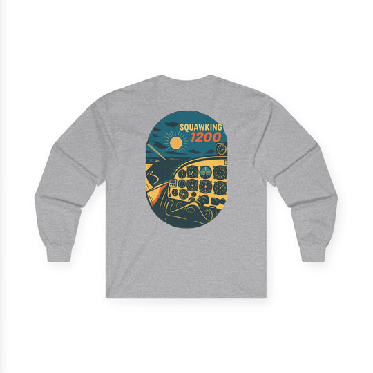 Squawking 1200 Aviation Long Sleeve T-Shirt – VFR Day