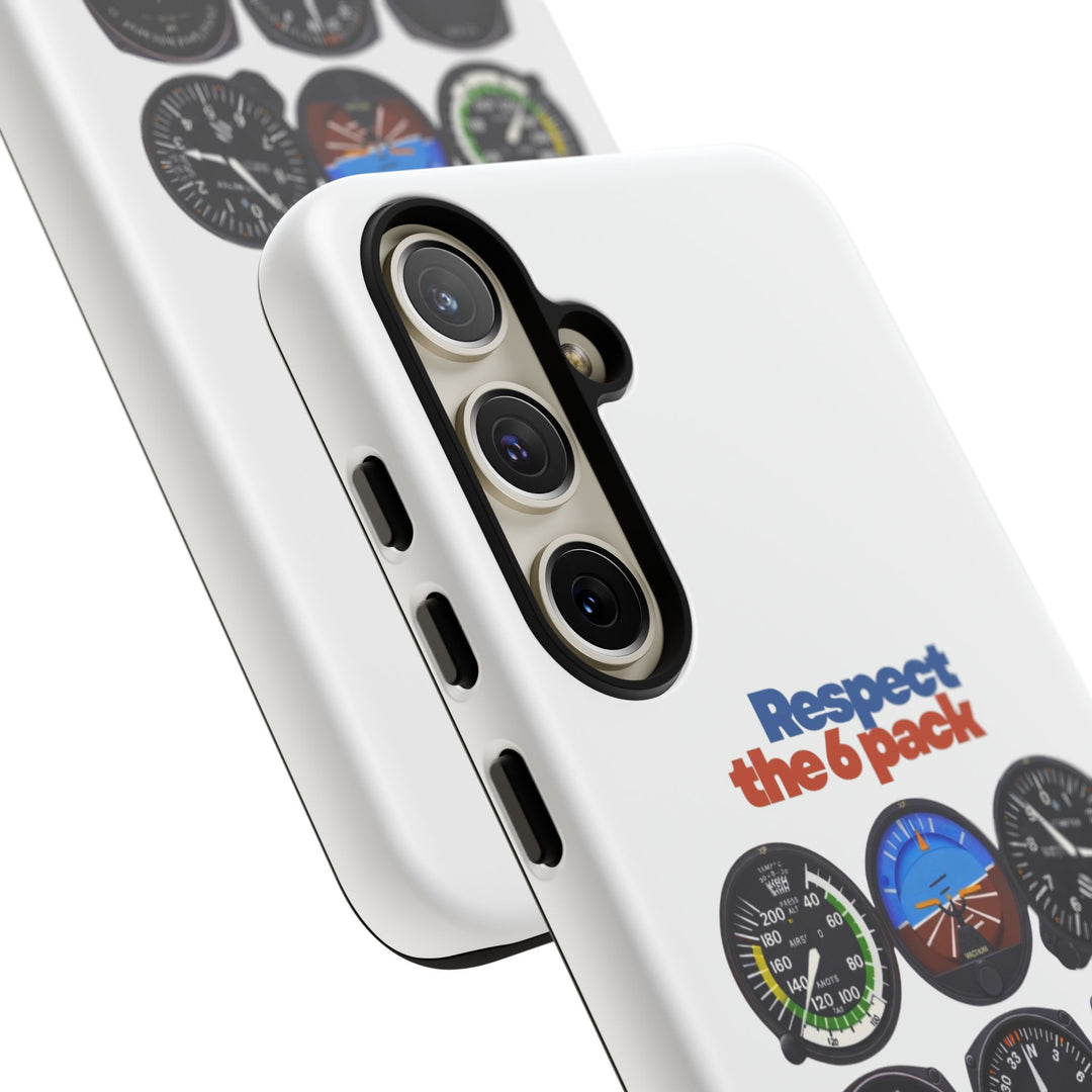 Respect Aviation Phone Case — Pilot Instrument Panel Design