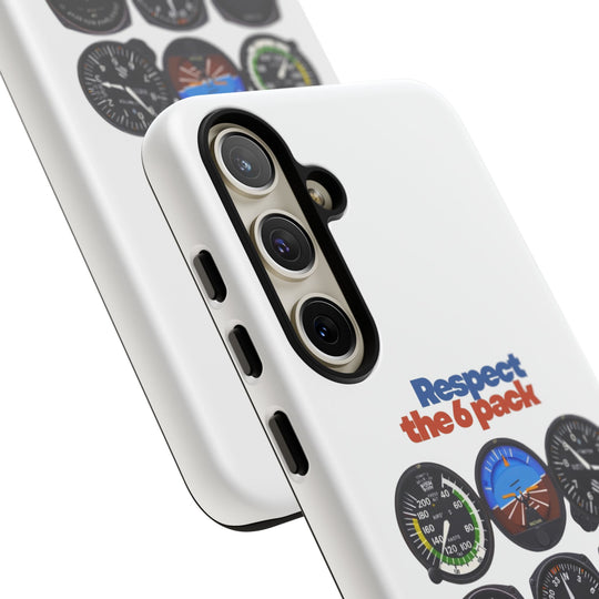 Respect Aviation Phone Case — Pilot Instrument Panel Design