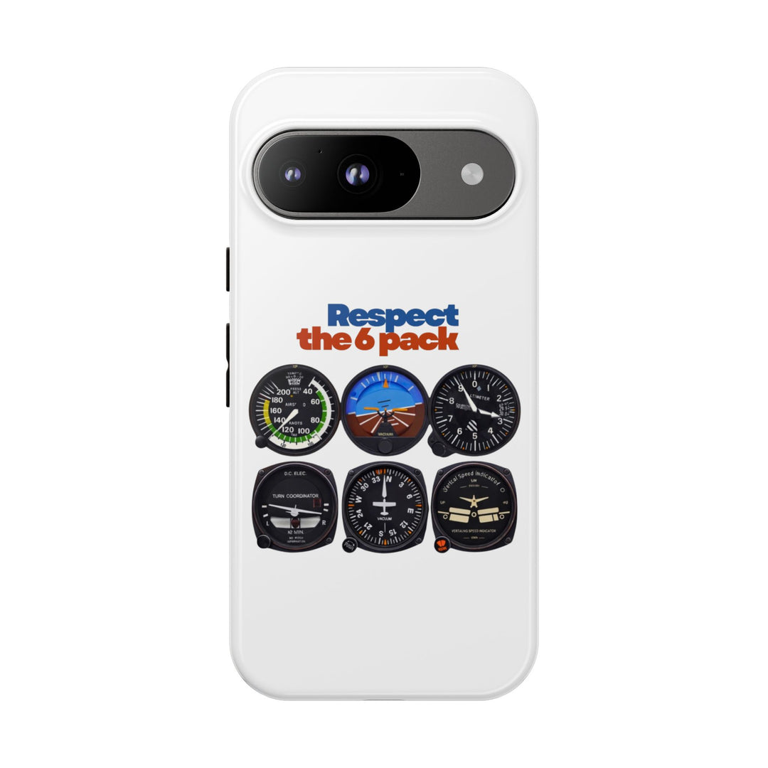 Respect Aviation Phone Case — Pilot Instrument Panel Design
