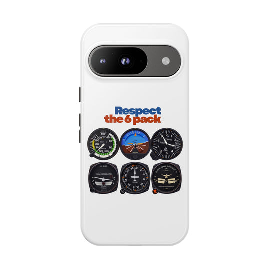 Respect Aviation Phone Case — Pilot Instrument Panel Design