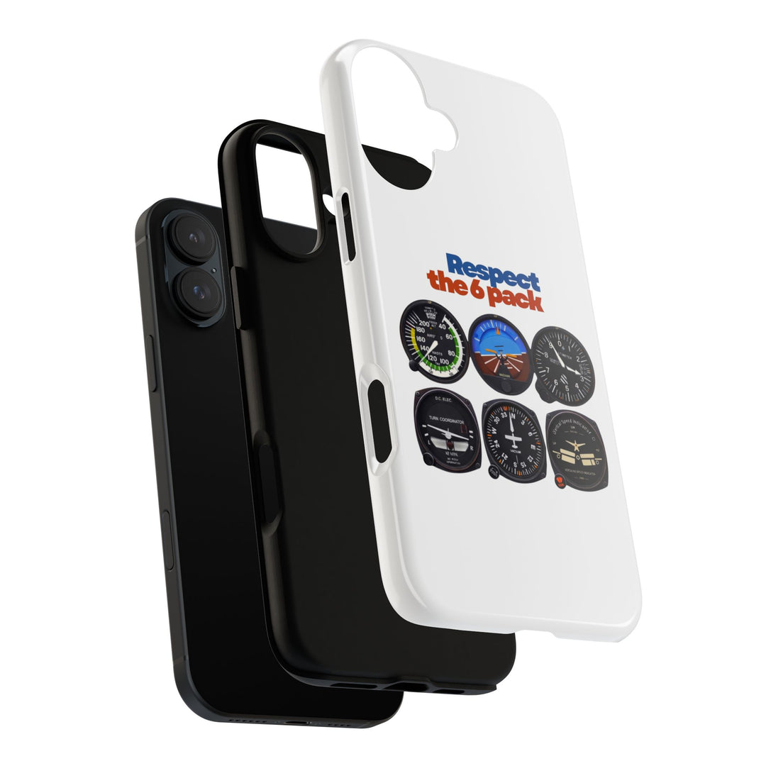 Respect Aviation Phone Case — Pilot Instrument Panel Design