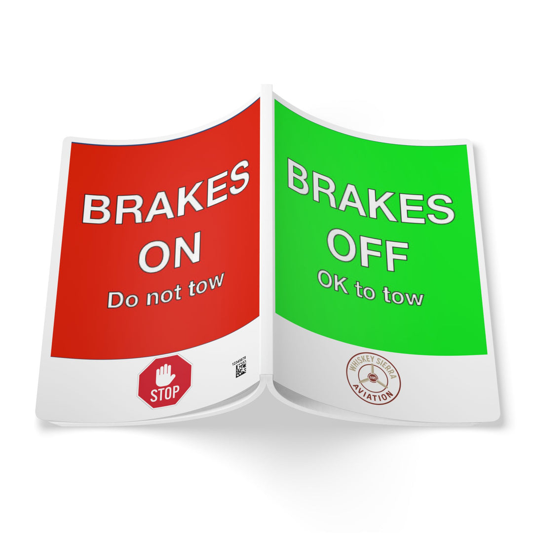 Brakes Off / Brakes On- Softcover Note Book