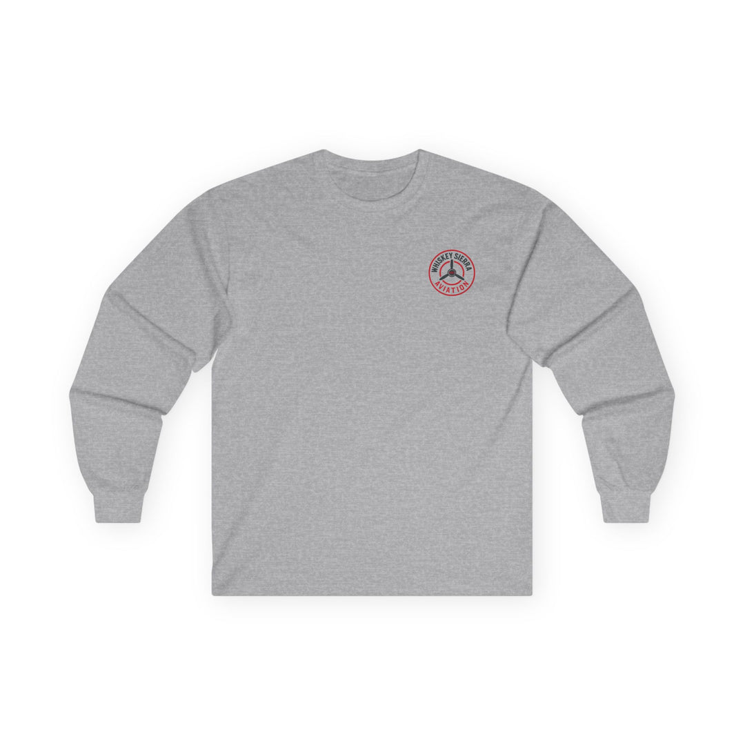Propeller Logo Aviation Long Sleeve T-Shirt