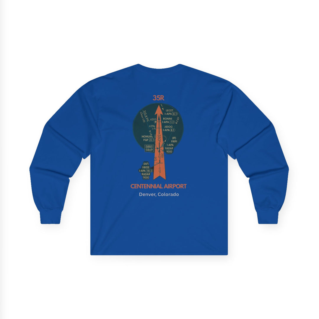 Centennial Airport Aviation Long Sleeve T-Shirt – Airfield Diagram