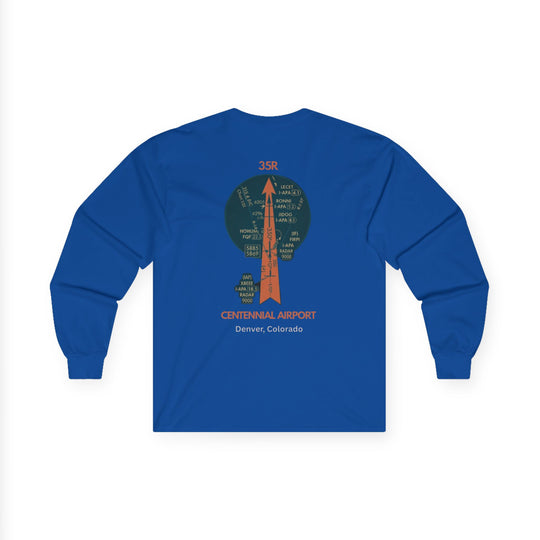 Centennial Airport Aviation Long Sleeve T-Shirt – Airfield Diagram