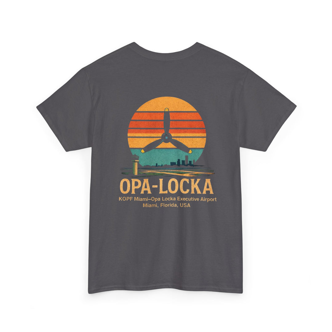 Opa-Locka Sunset Aviation Short Sleeve Tee – KOPF Miami Executive Airport