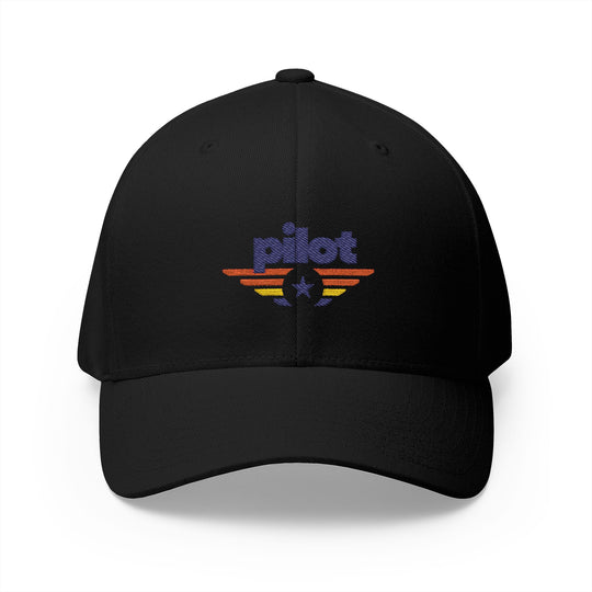 Pilot – Embroidered Cap | Vintage Aviation Wings Hat
