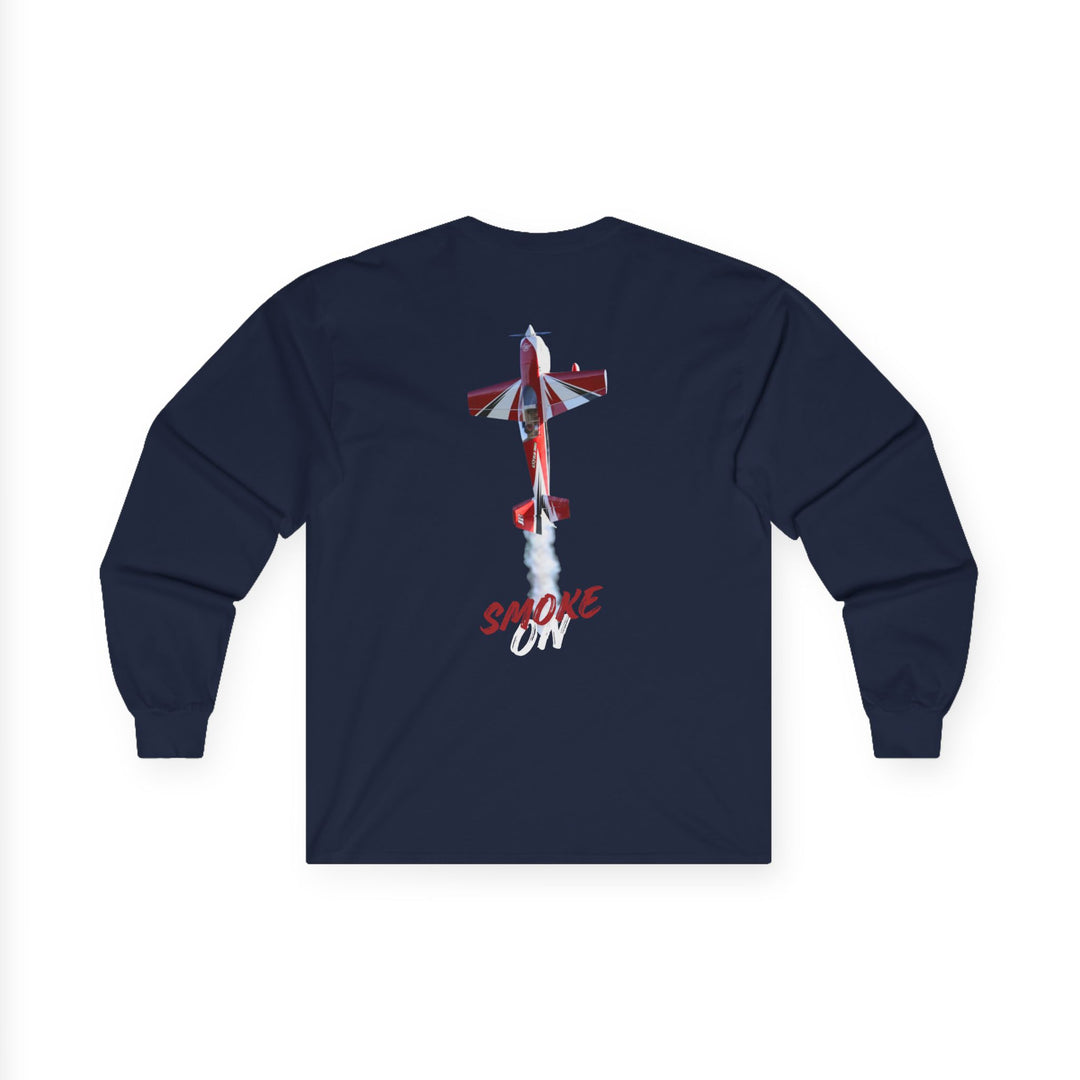 Aerobatic Aviation Long Sleeve T-Shirt – Smoke On