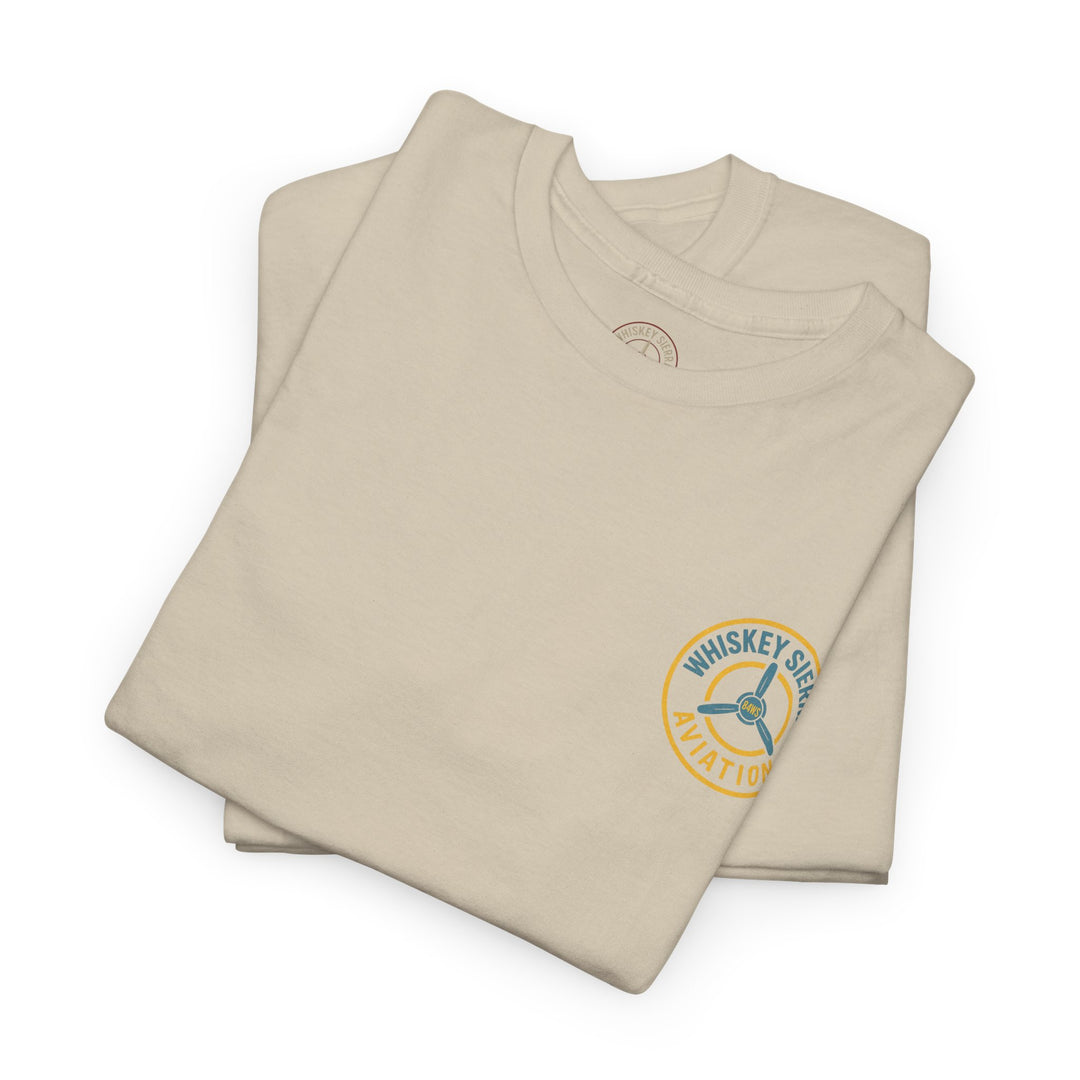 Phoenix Deer Valley Airport Aviation Graphic T-Shirt – Retro Poster