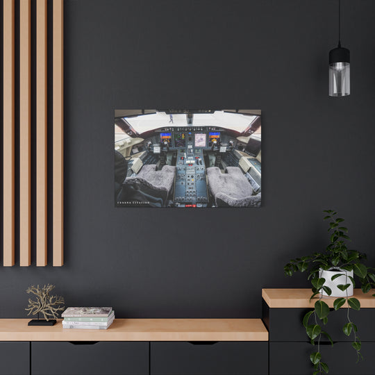 Cessna Citation Cockpit – Aviation Canvas Wall Art | Pilot & Airport Artwork