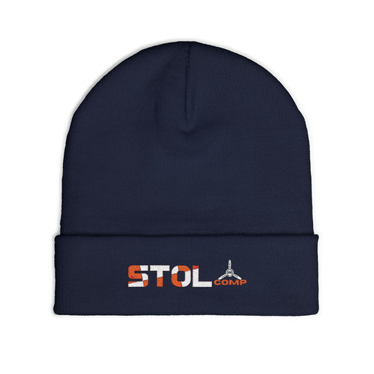 STOL Propellor- Embroidered Knit Beanie