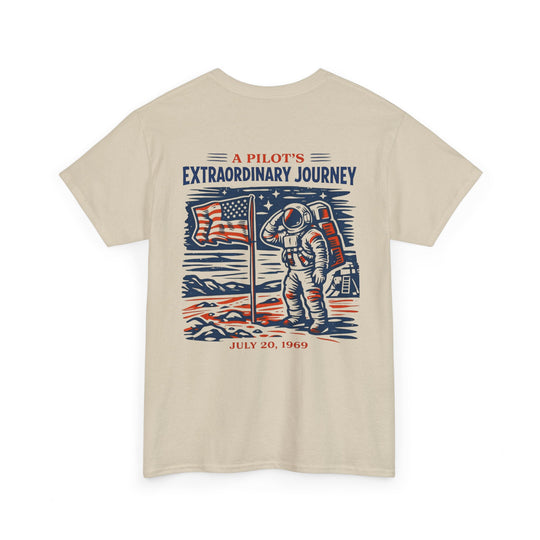 Apollo Moon Landing Aviation Graphic T-Shirt – July 20, 1969