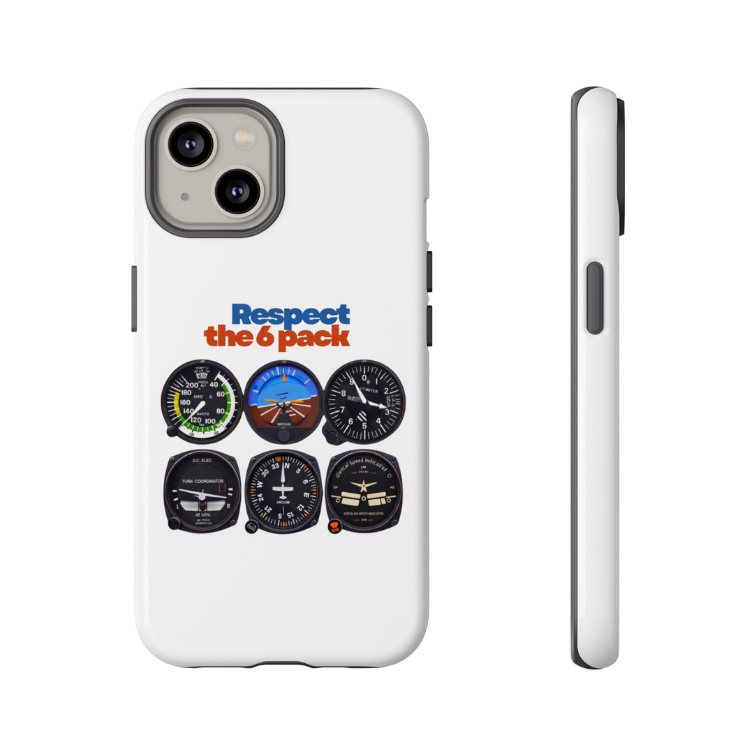 Respect Aviation Phone Case — Pilot Instrument Panel Design