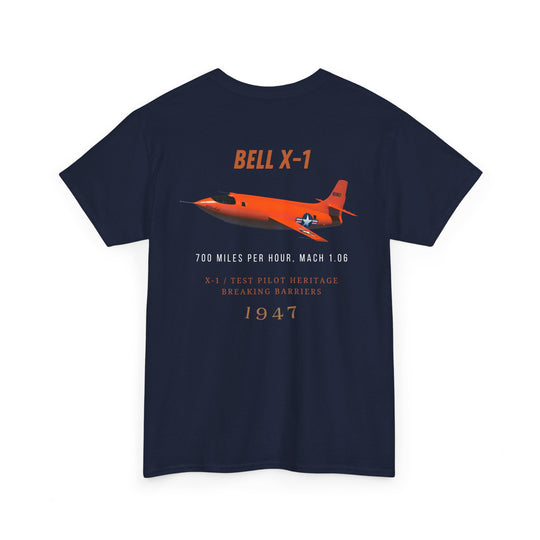 Bell X-1 Experimental Aircraft Aviation Graphic T-Shirt – Breaking the Sound Barrier