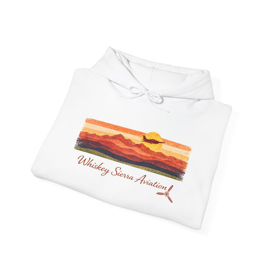 Whiskey Sierra Retro Sunset- Hoodie