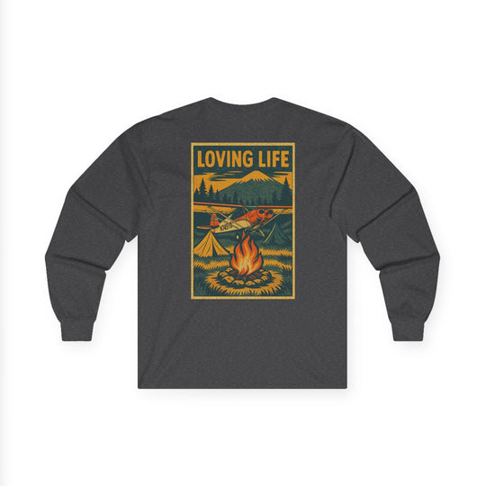 Loving Life Camping Aviation Long Sleeve T-Shirt