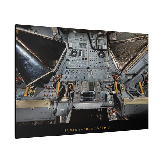 Lunar Lander Cockpit– Aviation Canvas Wall Art | Pilot & Airport Artwork