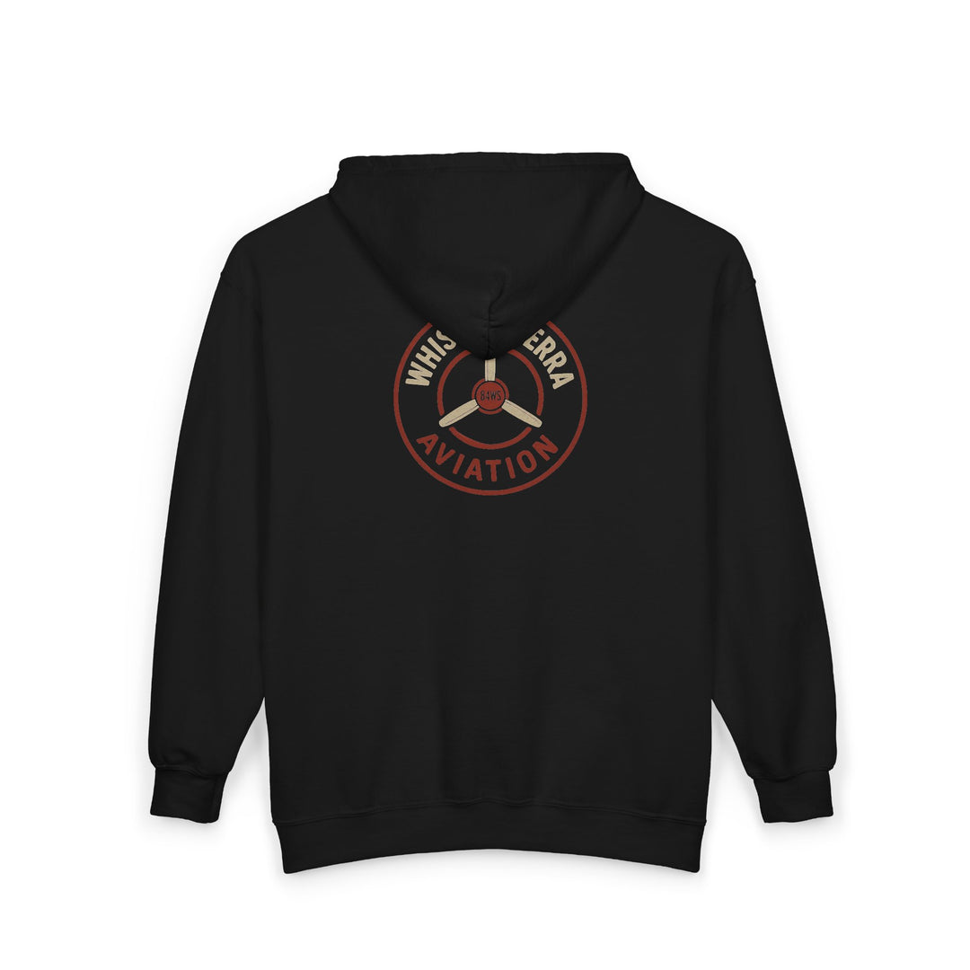 Whiskey Sierra Aviation Logo Zippered Hoodie