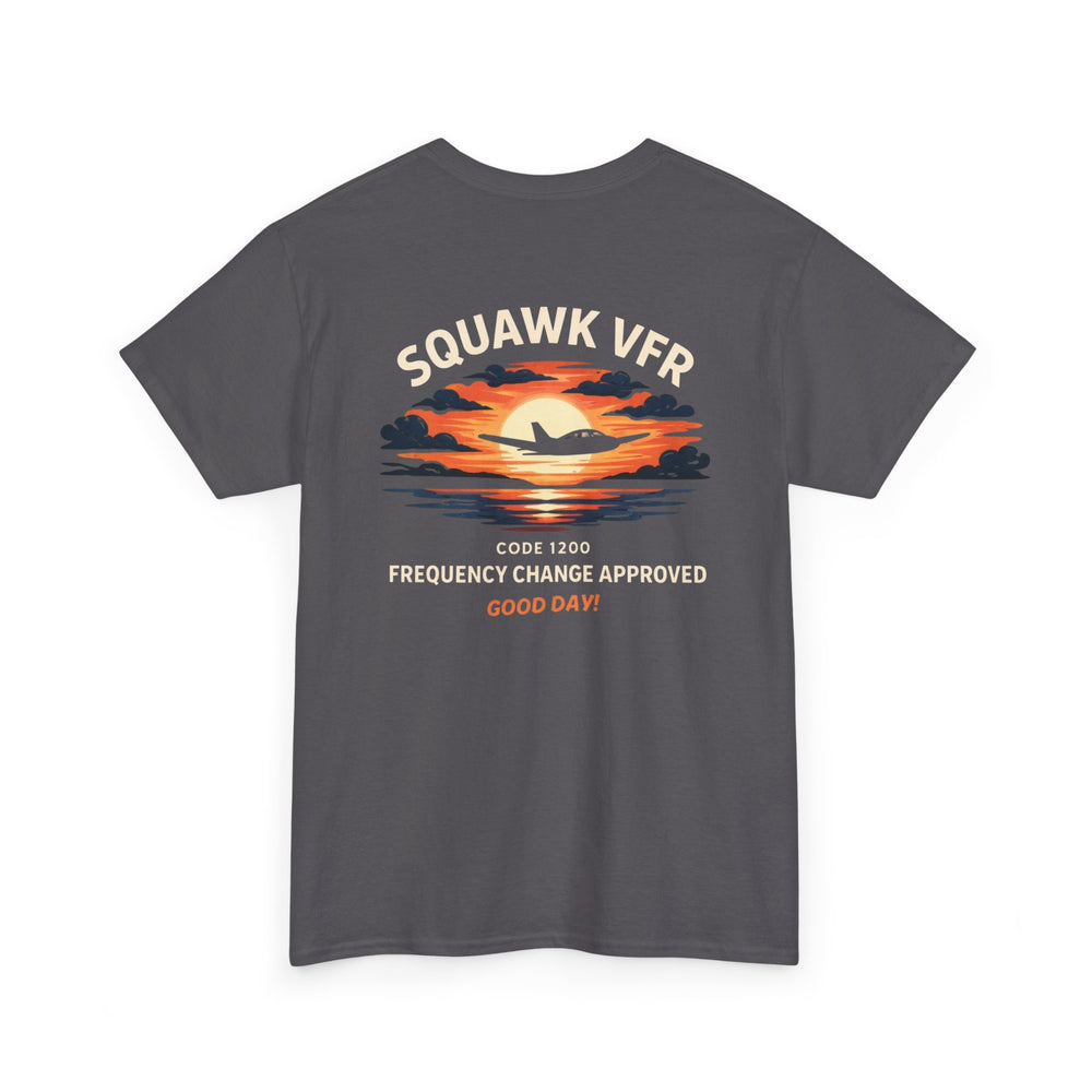 Squawk VFR Aviation Graphic T-Shirt – Code 1200