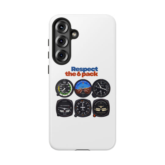Respect Aviation Phone Case — Pilot Instrument Panel Design