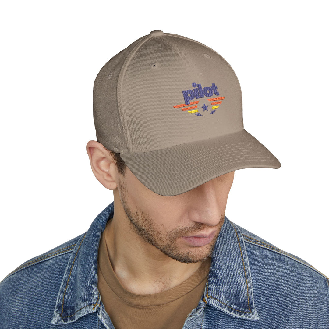Pilot – Embroidered Cap | Vintage Aviation Wings Hat