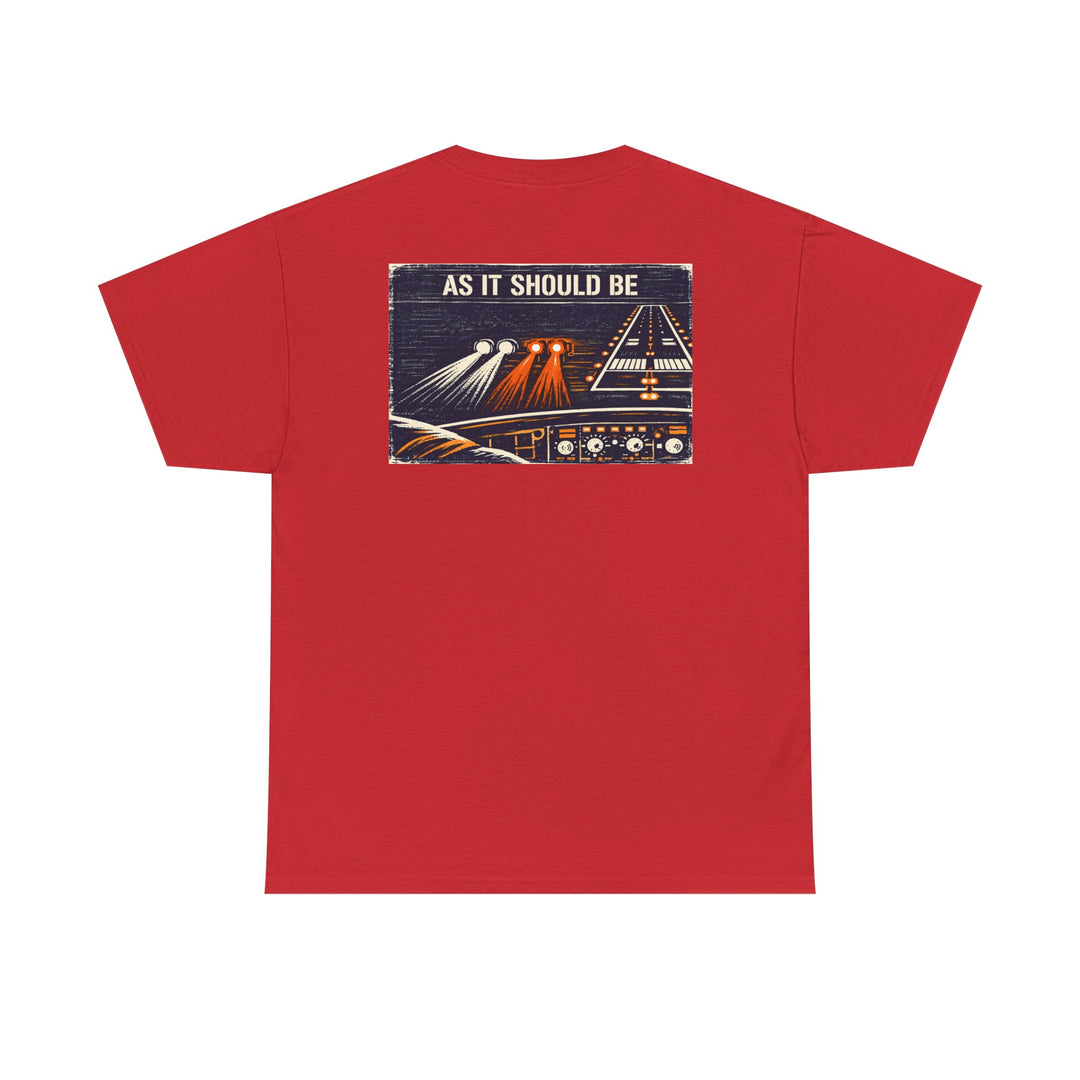 Red Over White, You’re All Right Aviation Graphic T-Shirt