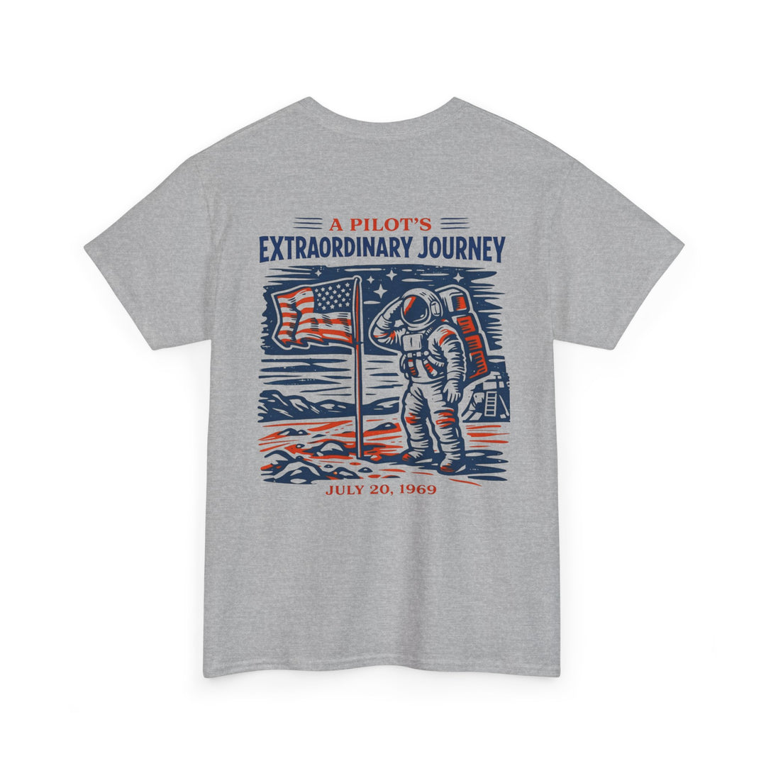 Apollo Moon Landing Aviation Graphic T-Shirt – July 20, 1969