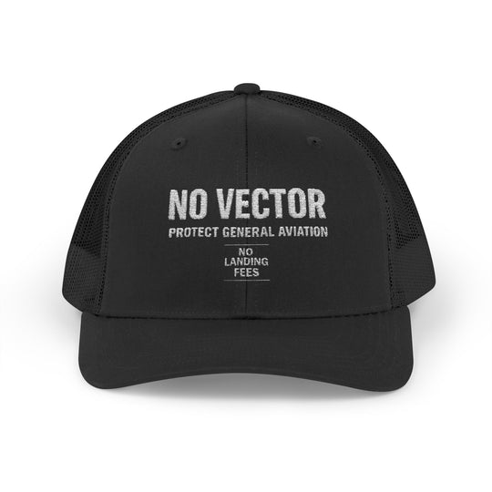 No Vector Snapback Trucker Cap